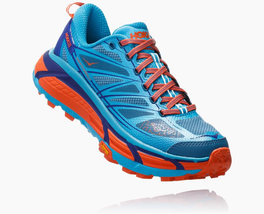 Trail Shoes Womens - Hoka One One Mafate Speed 2 - Blue - KACFRQU-70